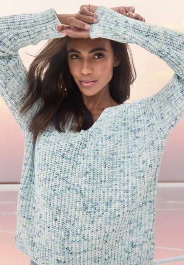 Длинный пуловер