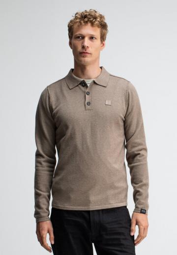 Поло с длинным рукавом