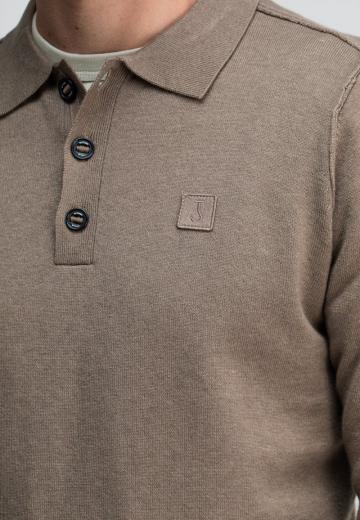 Поло с длинным рукавом