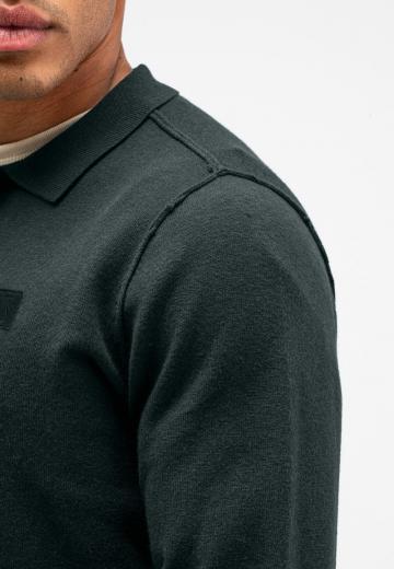 Поло с длинным рукавом