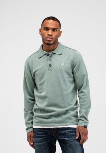 Поло с длинным рукавом