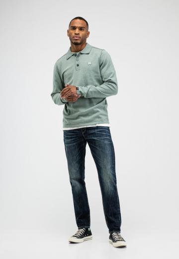 Поло с длинным рукавом