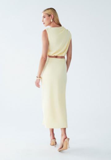 Атласная блузка