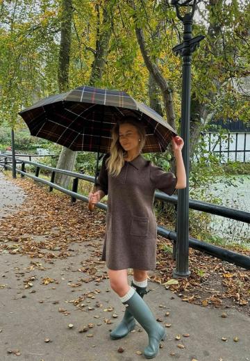 Вязаное платье