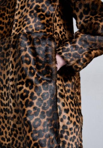 Кожаное пальто