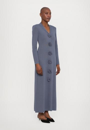 Вязаное платье