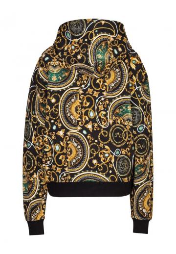 Пуловер с капюшоном