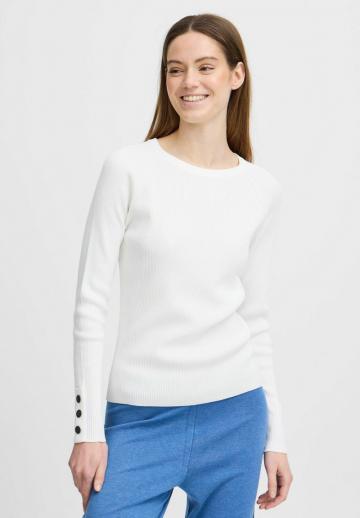 Пуловер в полоску