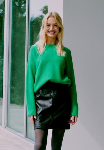 Длинный пуловер