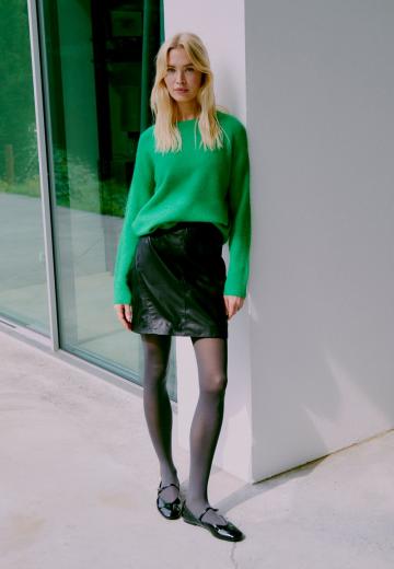 Длинный пуловер