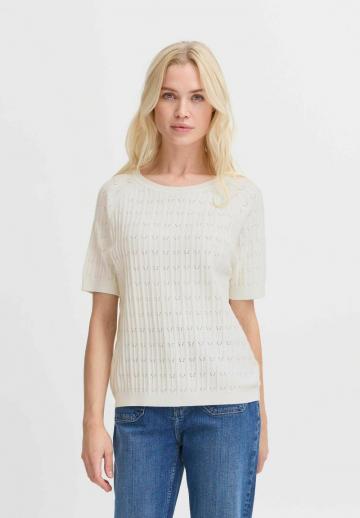 Пуловер с коротким рукавом