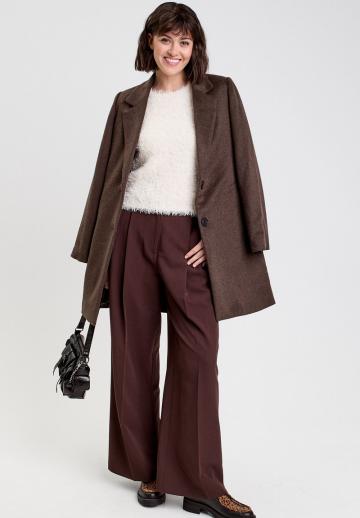 Шерстяное пальто
