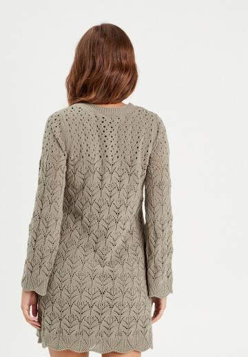 Вязаное платье