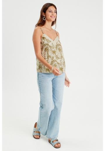 Топ на бретельках