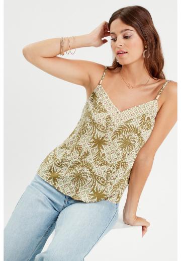 Топ на бретельках