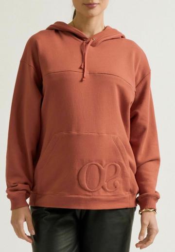 Пуловер с капюшоном