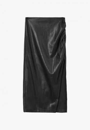 Кожаная юбка