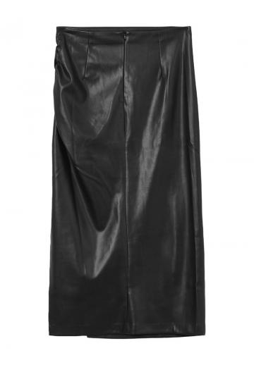Кожаная юбка