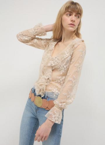 Кружевная блузка