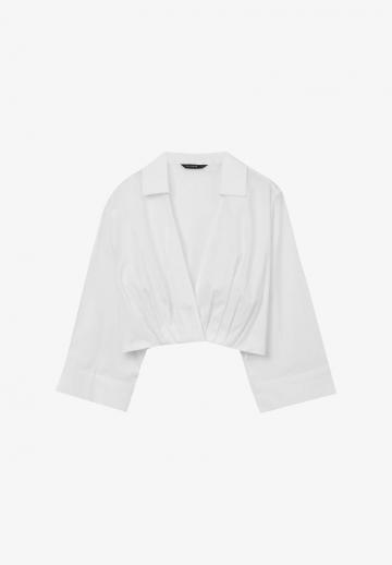 Атласная блузка