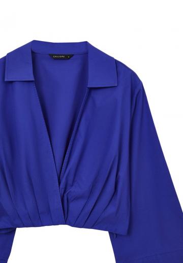 Атласная блузка