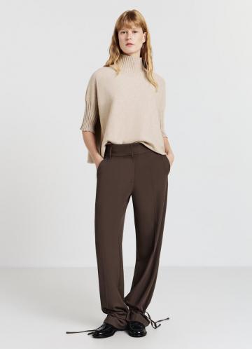 Пуловер с рукавом три четверти