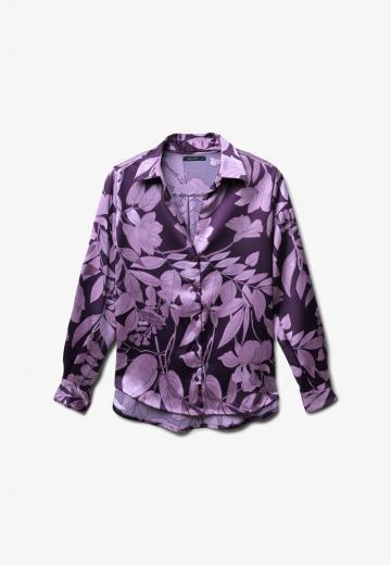 Атласная блузка