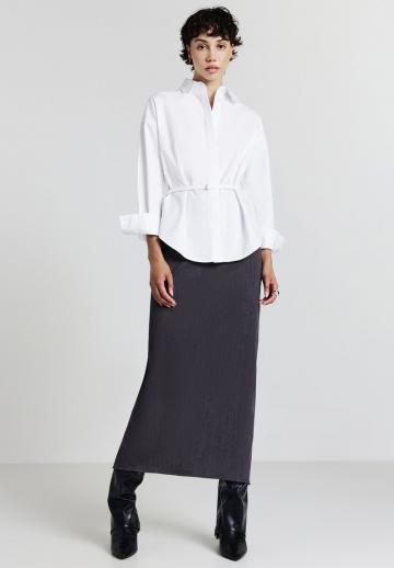 Атласная блузка