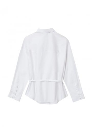 Атласная блузка