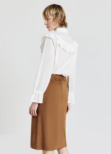 Атласная блузка