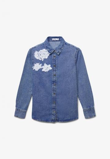 Джинсовая блузка