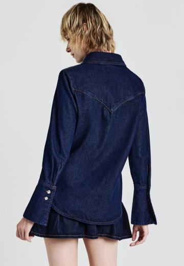 Джинсовая блузка