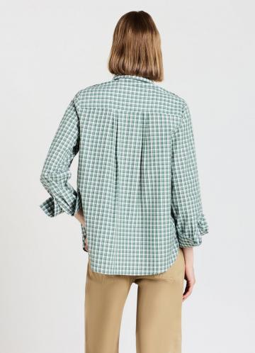 Атласная блузка