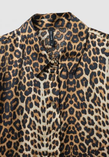 Атласная блузка