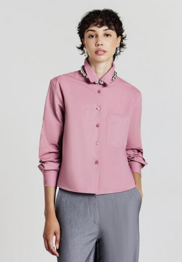 Атласная блузка