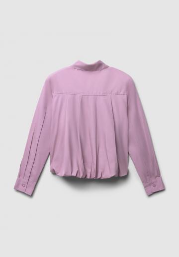 Атласная блузка