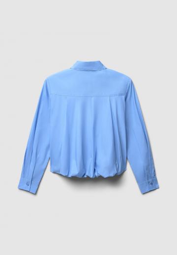 Атласная блузка