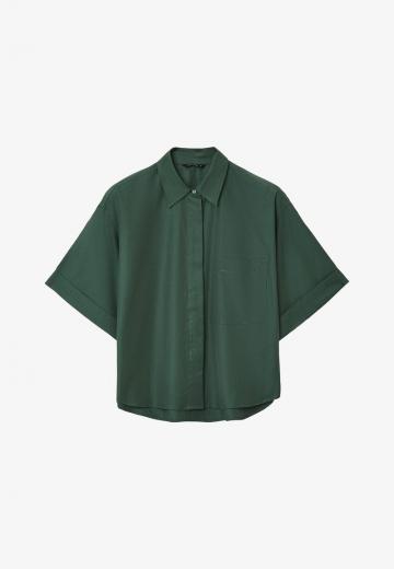 Атласная блузка