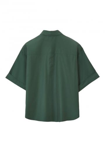 Атласная блузка