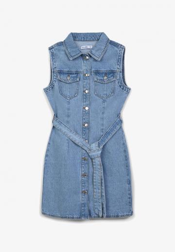 Джинсовая жилетка