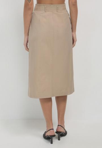 Юбка с накладными карманами