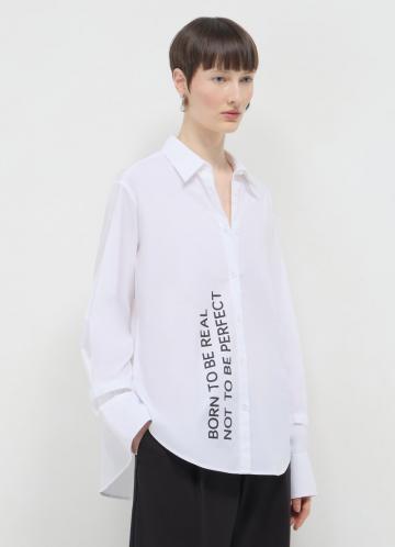 Атласная блузка