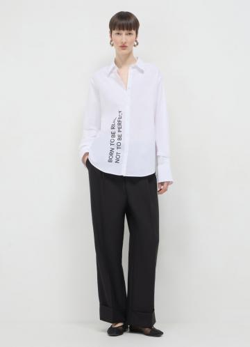 Атласная блузка