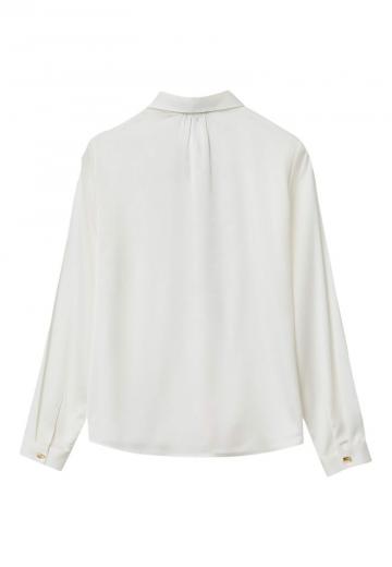 Атласная блузка