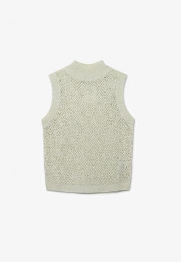 Пуловер без рукавов