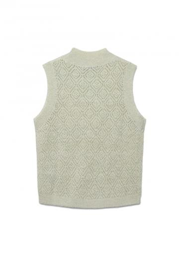 Пуловер без рукавов