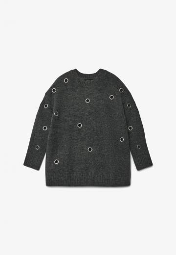 Длинный пуловер