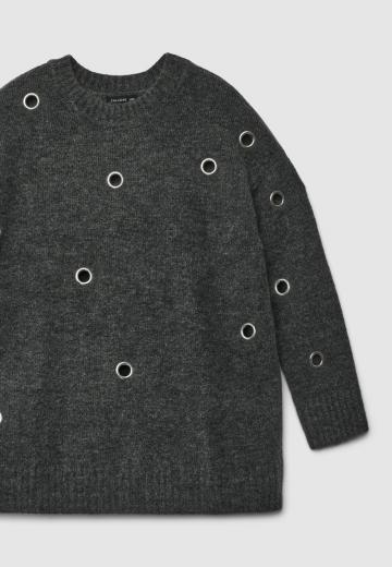 Длинный пуловер