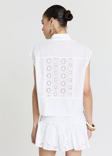 Блузка без рукавов