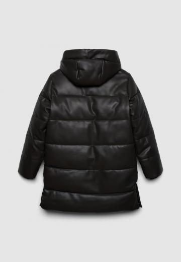 Пальто из искусственной кожи